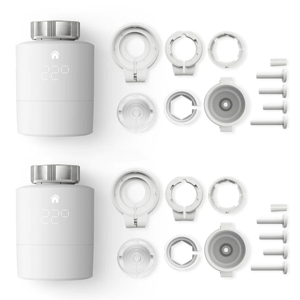 tado° Starter Bundle: Starterkit + 3 Heizungs-Thermostate + Funk-Temperatursensor