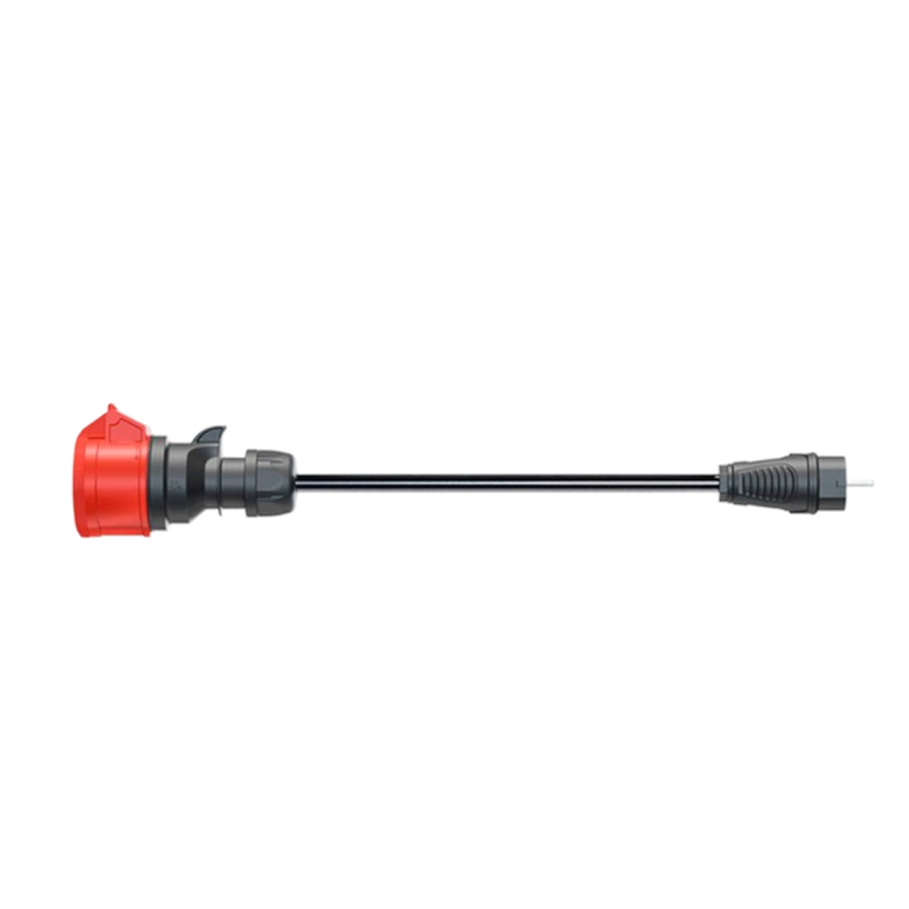 go-e Adapter für Gemini flex 22 kW, CEE rot Drehstrom 32A > Haushaltssteckdose