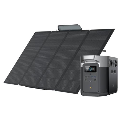 EcoFlow Starterset Solarpanel 400W + Powerstation Delta Max A2.000W