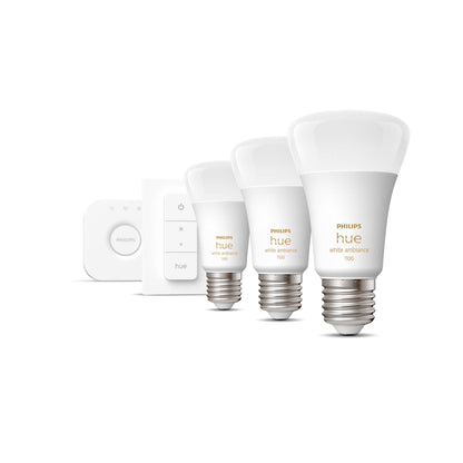 PHILIPS Hue White Ambiance Starter Kit E27 LED Lamp