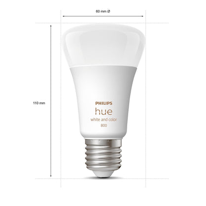 PHILIPS Hue White & Color Ambiance E27 LED-Lampe - 2er Set