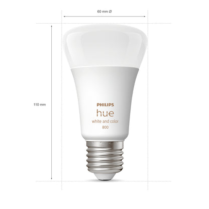 PHILIPS Hue White & Color Ambiance E27 LED-Lampe - 4er Set