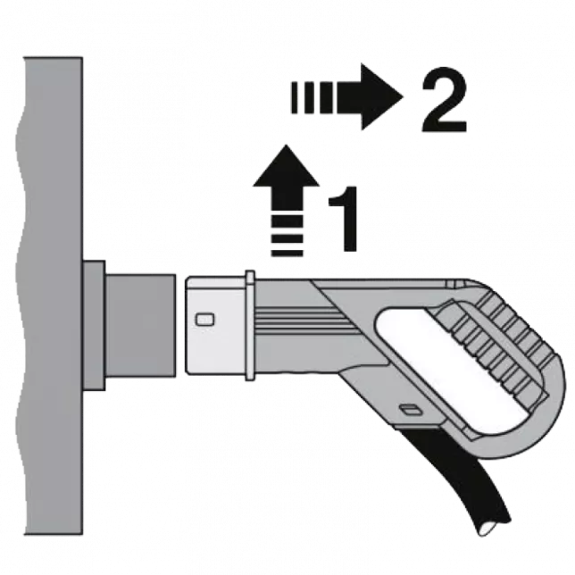 Wandhalterung für Typ 2-Stecker