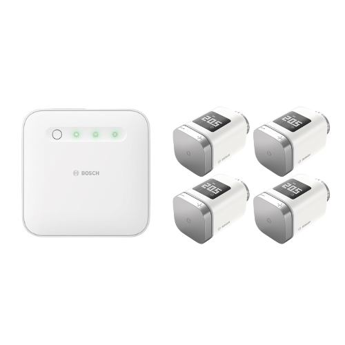 BOSCH Starter-Bundle: Smart Home Controller + Heizungs-Thermostat