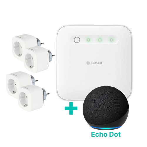 Bosch Smart Home Zwischenstecker - Bundle (+ Amazon Echo)