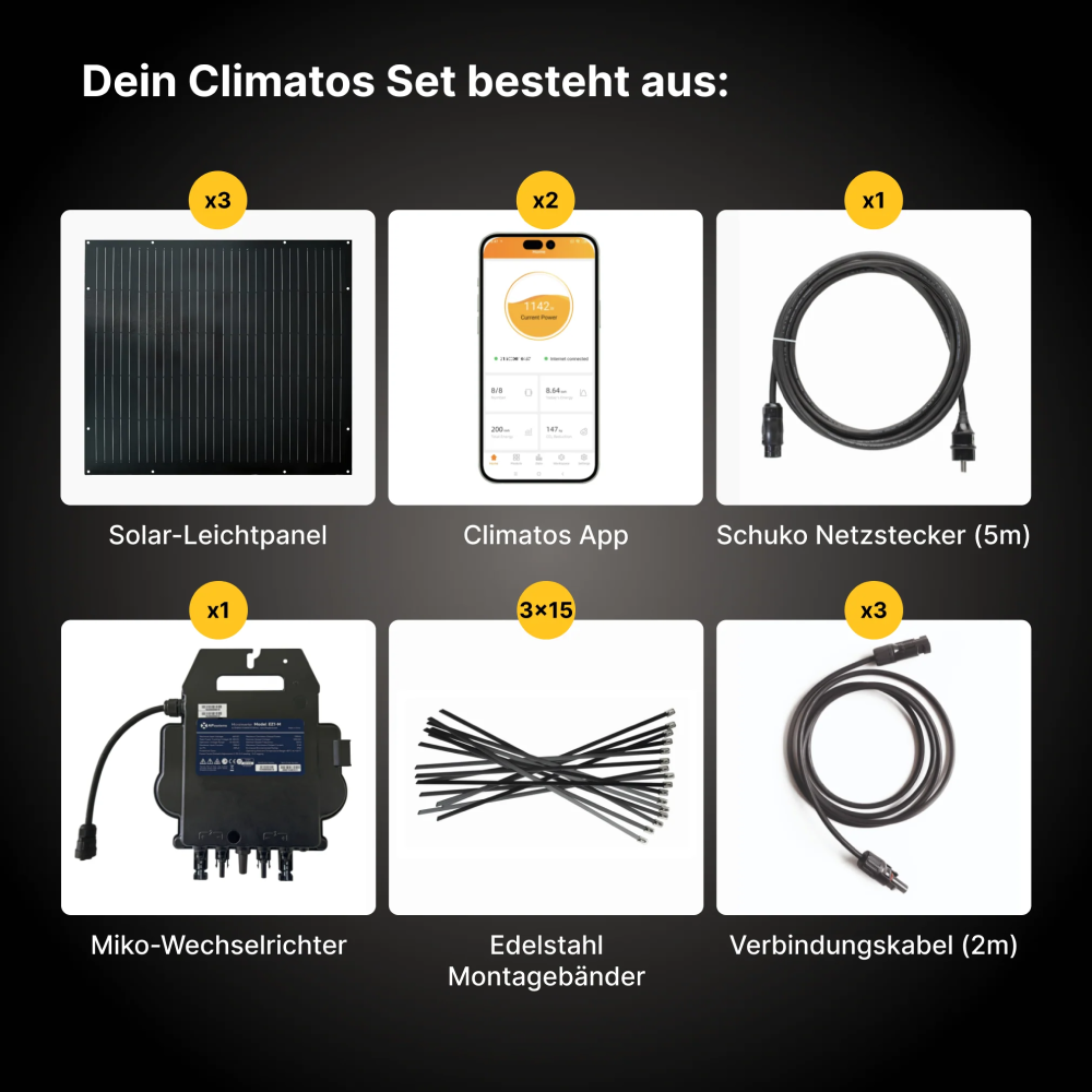 Climatos Mini-Solar Balcony Smart 450