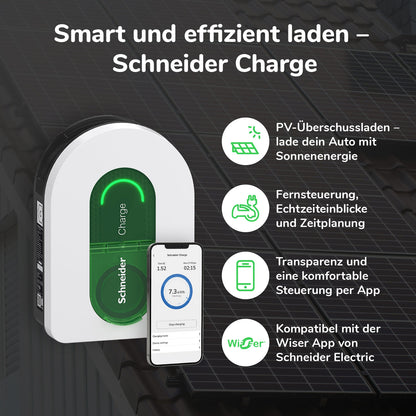 Schneider Charge smarte Wallbox (11 kW) mit Kabel