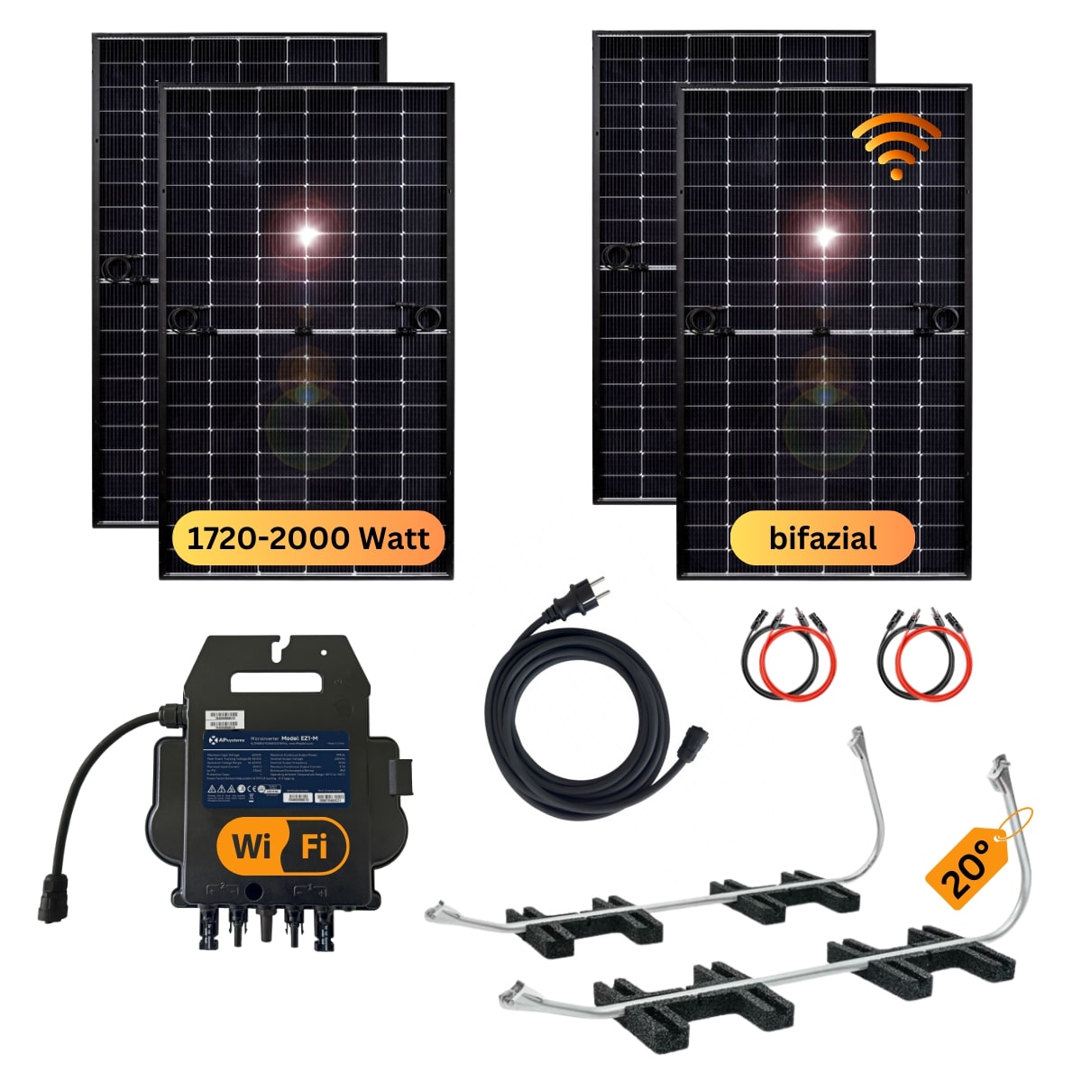 MyVoltaics MyCarport Balkonkraftwerk 1760+ Watt