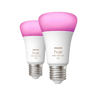 PHILIPS Hue White & Color Ambiance E27 LED-Lampe - 2er Set