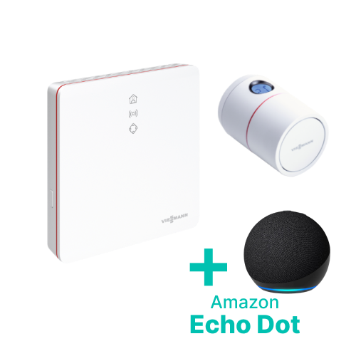 VIESSMANN Starter-Paket Radiator Smart mit Vitoconnect + Amazon Echo Dot