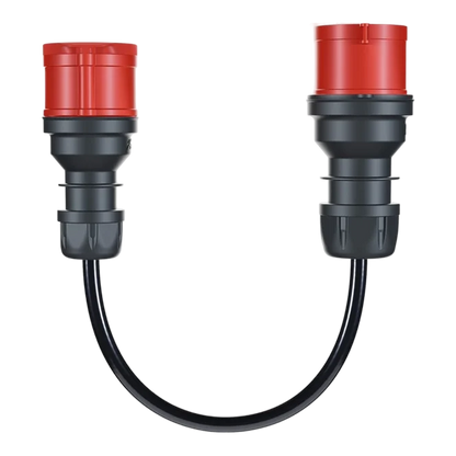 go-e Adapter für Gemini flex 22 kW, CEE rot Drehstrom 32A > CEE rot 16A
